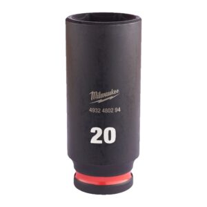 Vaso de impacto 3/8" largo 20mm