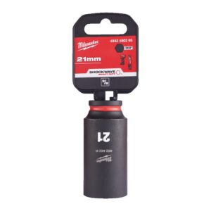 Vaso de impacto 3/8" largo 21mm