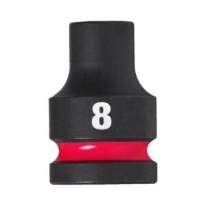 Vaso de impacto 1/2" corto 8mm