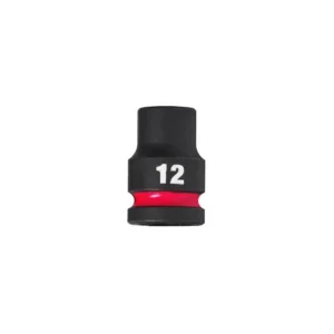 Vaso de impacto 1/2" corto 12mm