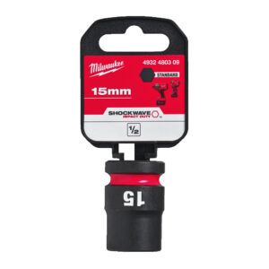 Vaso de impacto 1/2" corto 15mm
