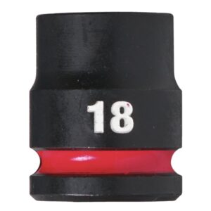 Vaso de impacto 1/2" corto 18mm