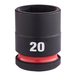 Vaso de impacto 1/2" corto 20mm