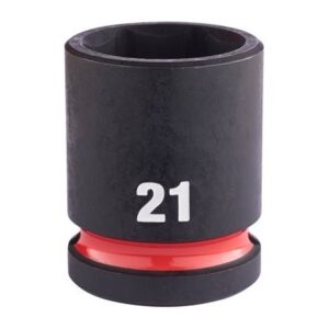 Vaso de impacto 1/2" corto 21mm