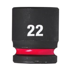 Vaso de impacto 1/2" corto 22mm