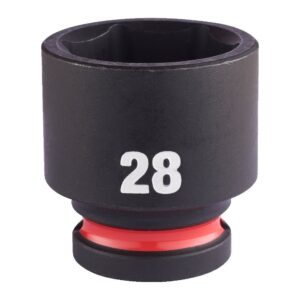 Vaso de impacto 1/2" corto 28mm