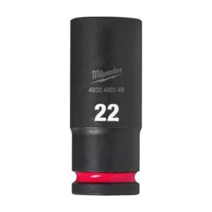 Vaso de impacto 1/2" largo 22mm