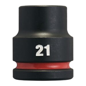 Vaso de impacto 3/4" corto 21mm