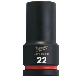 Vaso de impacto 3/4" largo 22mm