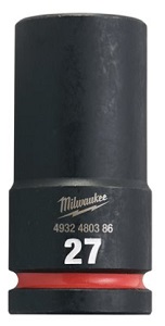 Vaso de impacto 3/4" largo 27mm