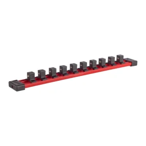 Raíl de transporte para vasos de 1/2", 350mm y 10 clips
