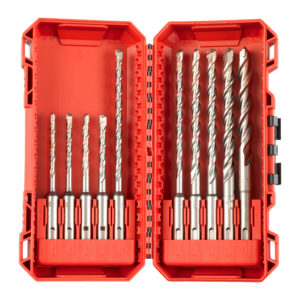 Estuche de 10 brocas SDS-Plus 2filos - ajusta a Packout™