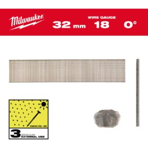 Clavos Inox 18G 32mm - 5.000uds