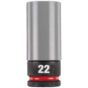 Vaso de impacto para llantas 1/2" largo 22mm