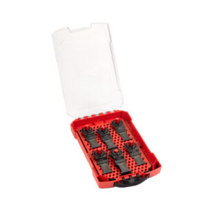 10 cuchilla de incisión Bimetál 35x42mm para madera con clavos + maleta de transporte