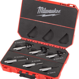 Estuche con 6 fresolines de eje 12mm