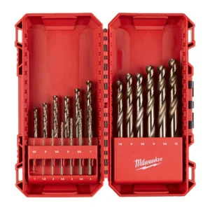 Estuche plástico de 19 brocas RED COBALT HSS-G Co - ajusta a Packout™