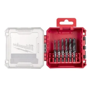 Estuche con 6 brocas roscadas HSS-G Shockwave™  - ajusta a Packout™