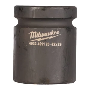 Vaso de impacto 1"corto 22x29mm Rectangular