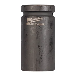 Vaso de impacto 1"largo 22x29mm Rectangular