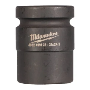 Vaso de impacto 1"corto 21x24.5mm Rectangular