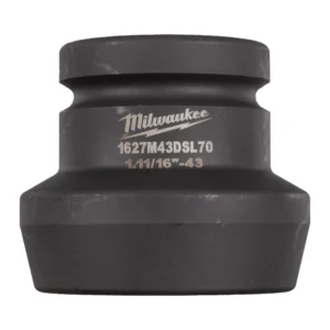 Vaso de impacto 1" corto 1-11/16" (42.86mm) Bi-Cuadrado